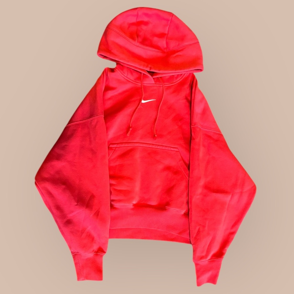 Nike Bright Red Pullover Hoodie